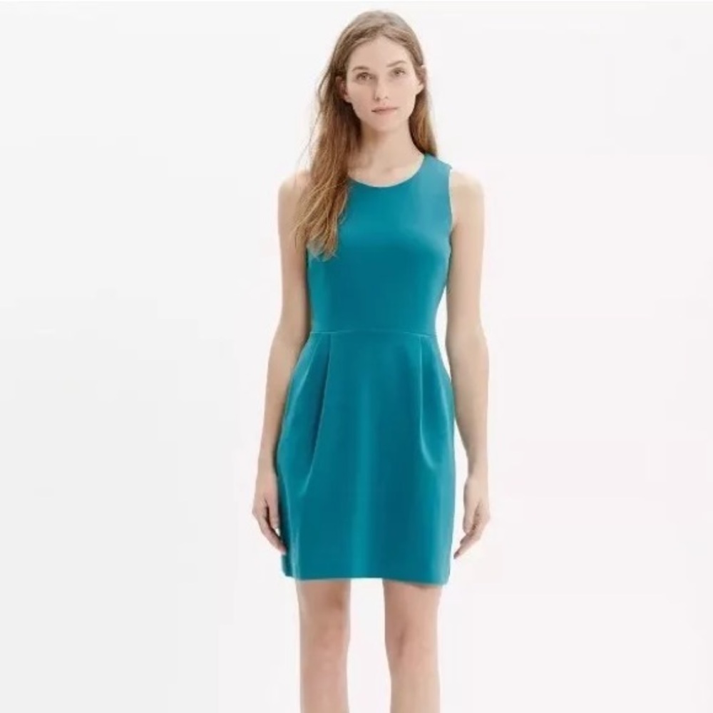 Madewell Verse Teal Mini Dress